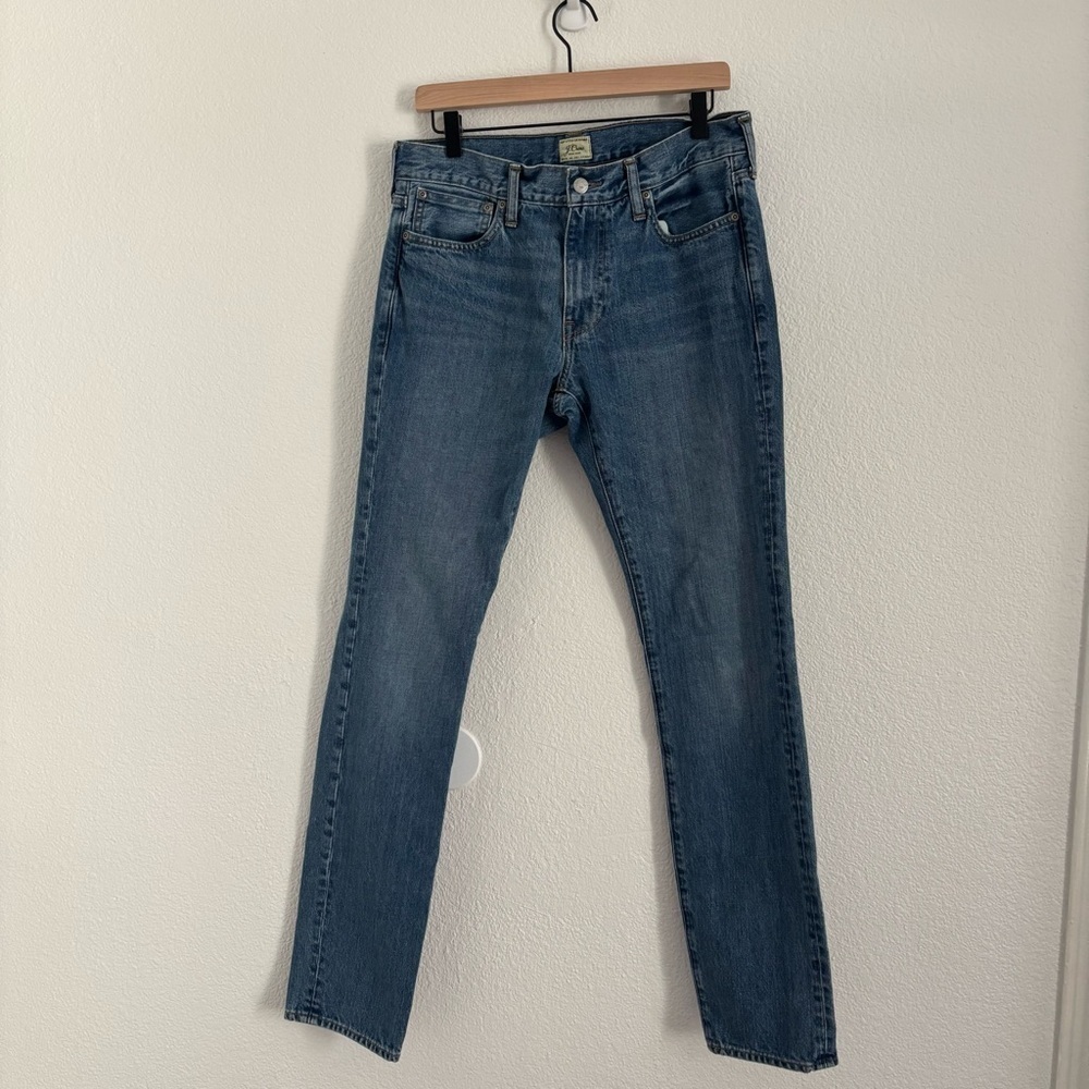 J. Crew Men's Size 32x34 Blue Style 484 Slim Fit Jeans